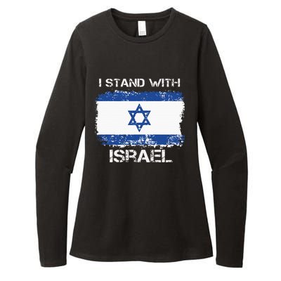 I Stand With Israel Support Israel Love Israeli Brotherhood Womens CVC Long Sleeve Shirt