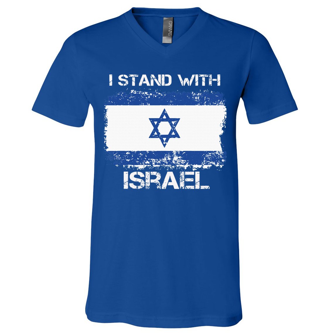 I Stand With Israel Support Israel Love Israeli Brotherhood V-Neck T-Shirt