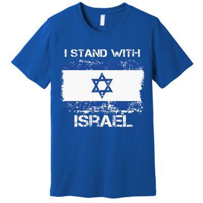 I Stand With Israel Support Israel Love Israeli Brotherhood Premium T-Shirt
