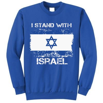 I Stand With Israel Support Israel Love Israeli Brotherhood Tall Sweatshirt