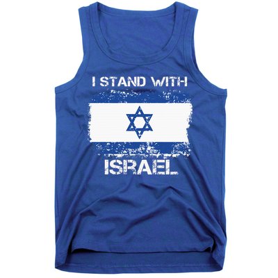 I Stand With Israel Support Israel Love Israeli Brotherhood Tank Top