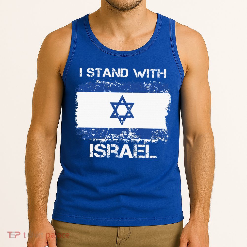 I Stand With Israel Support Israel Love Israeli Brotherhood Tank Top