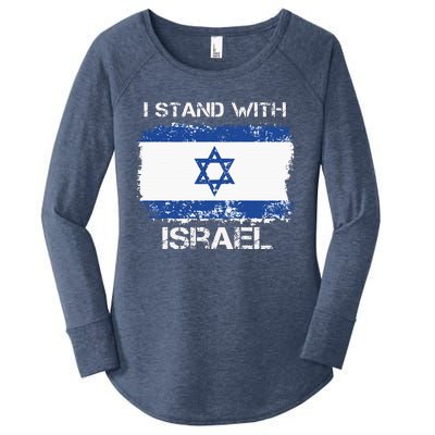 I Stand With Israel Support Israel Love Israeli Brotherhood Women's Perfect Tri Tunic Long Sleeve Shirt