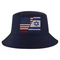 I Stand With Israel Patriotic Usa And Israel Flag Cool Comfort Performance Bucket Hat