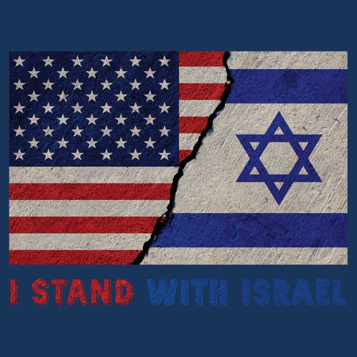 I Stand With Israel Patriotic Usa And Israel Flag Cool Comfort Performance Bucket Hat