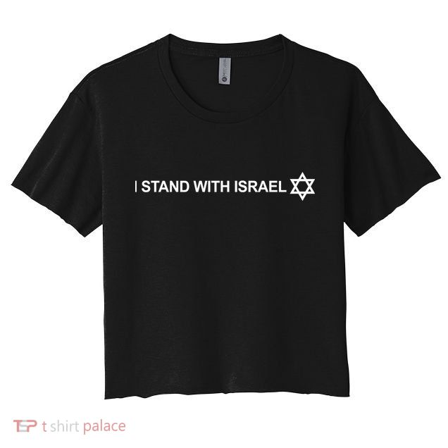 I Stand With Israel Crop Top
