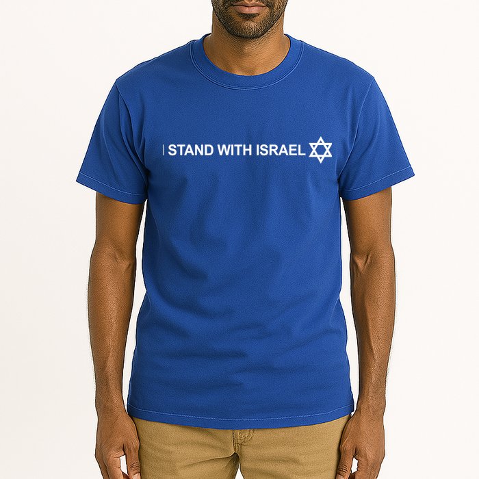 I Stand With Israel Tall T-Shirt