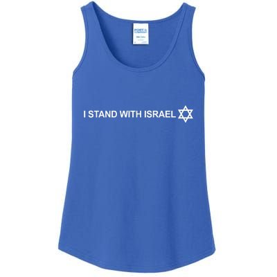 I Stand With Israel Ladies Essential Tank