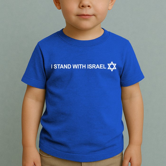 I Stand With Israel Toddler T-Shirt