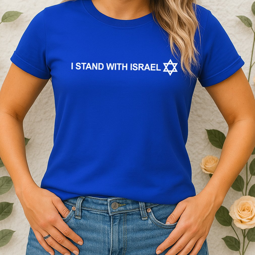 I Stand With Israel Womens T-Shirt
