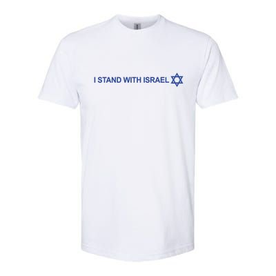 I Stand With Israel Softstyle® CVC T-Shirt