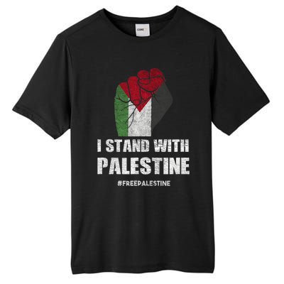 I Stand With Palestine For Their Freedom Tall Fusion ChromaSoft Performance T-Shirt