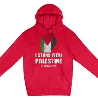 I Stand With Palestine For Their Freedom Premium Pullover Hoodie