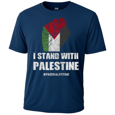 I Stand With Palestine For Their Freedom Cooling Performance Crew T-Shirt