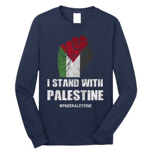 I Stand With Palestine For Their Freedom Long Sleeve Shirt