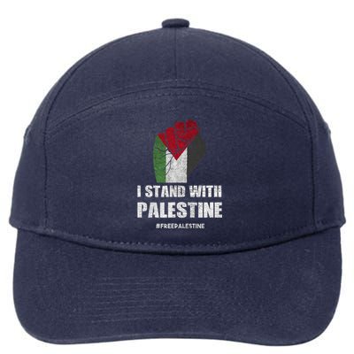 I Stand With Palestine For Their Freedom 7-Panel Snapback Hat