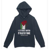 I Stand With Palestine For Their Freedom Urban Pullover Hoodie