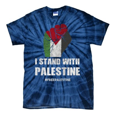 I Stand With Palestine For Their Freedom Tie-Dye T-Shirt