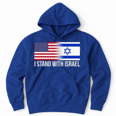 I Stand With Israel Usa Israeli Flag Jewish Hoodie