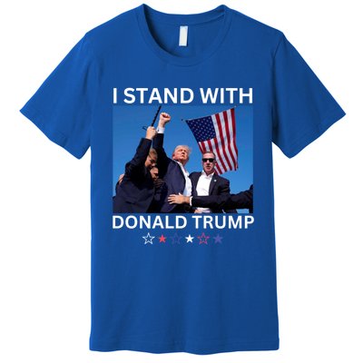 I Stand With Donald Trump After Shooting At Rally Gift Premium T-Shirt