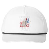 I Stand With Israel Vintage Eagle Us Flag Snapback Five-Panel Rope Hat