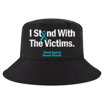 I Stand With The Victims Sexual Assault Awareness Gift Cool Comfort Performance Bucket Hat