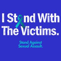 I Stand With The Victims Sexual Assault Awareness Gift Womens Tank Top