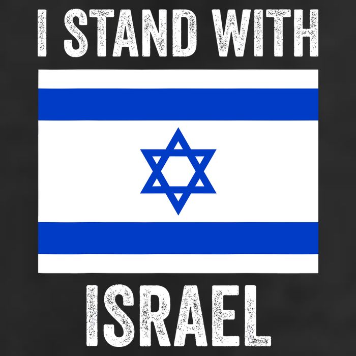I Stand With Israel Free Israel 7 Panel Mesh Trucker Snapback Hat
