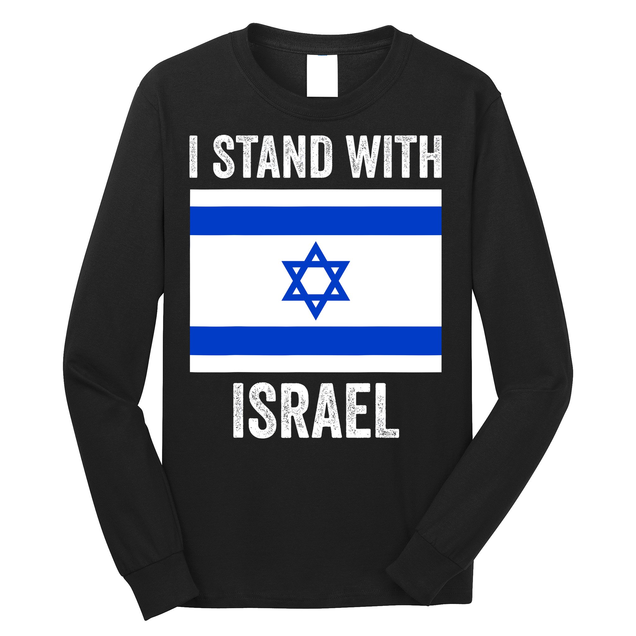 I Stand With Israel Free Israel Long Sleeve Shirt