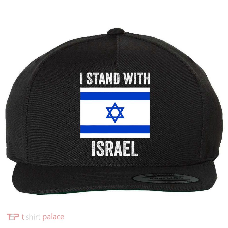 I Stand With Israel Free Israel Wool Snapback Cap