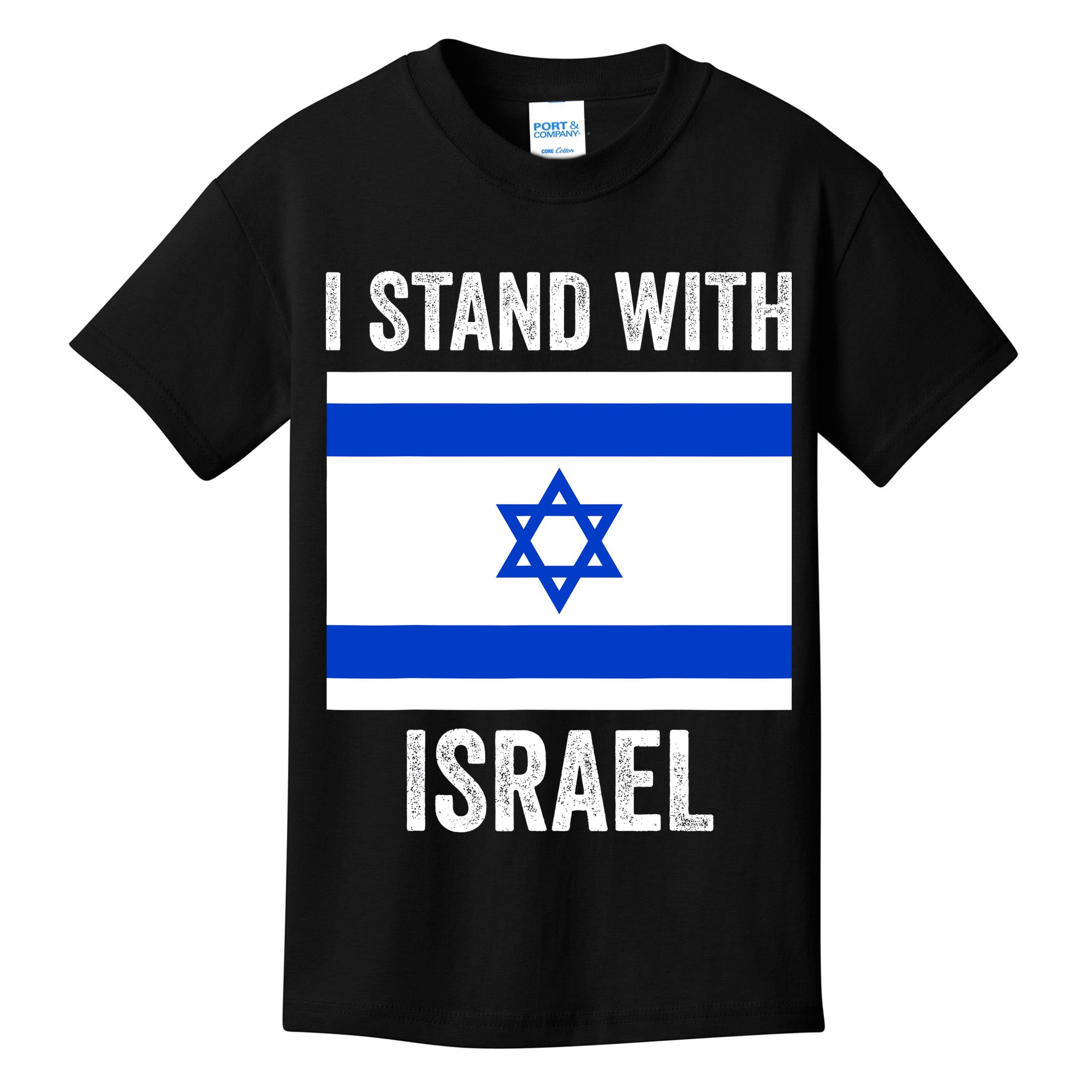 I Stand With Israel Free Israel Kids T-Shirt