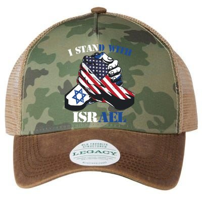 I Stand With Israel Support Israel Love Israeli Brotherhood Legacy Tie Dye Trucker Hat