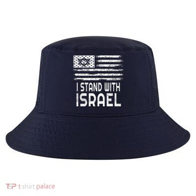 I Stand With Israel America Flag Israel Flag Cool Comfort Performance Bucket Hat