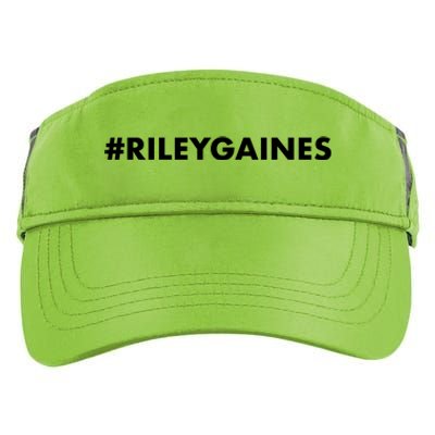 I Stand With Riley Gaines Hashtag Adult Drive Performance Visor