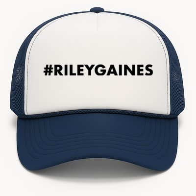 I Stand With Riley Gaines Hashtag Trucker Hat