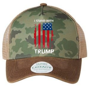 I Stand With Trump Pro Trump Legacy Tie Dye Trucker Hat