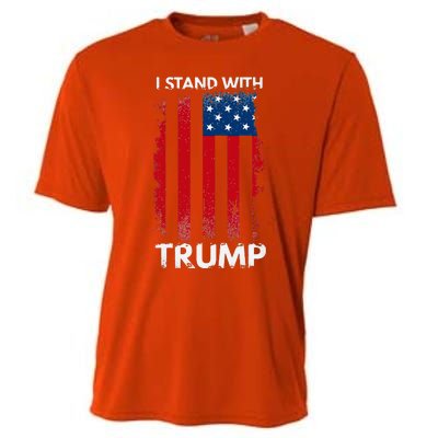 I Stand With Trump Pro Trump Cooling Performance Crew T-Shirt