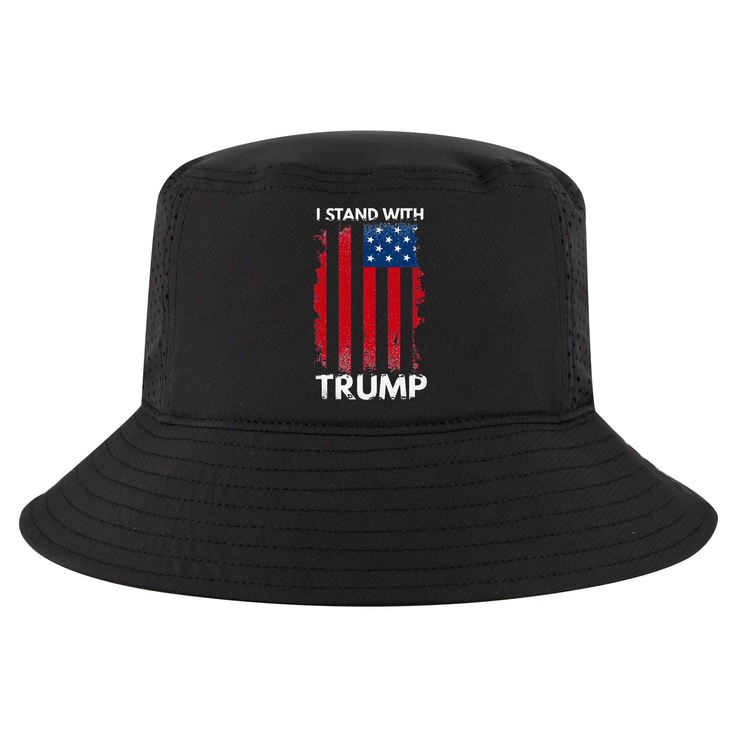 I Stand With Trump Pro Trump Cool Comfort Performance Bucket Hat