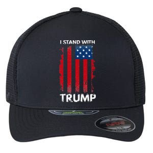 I Stand With Trump Pro Trump Flexfit Unipanel Trucker Cap