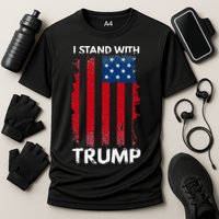 I Stand With Trump Pro Trump Cooling Performance Crew T-Shirt