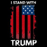 I Stand With Trump Pro Trump Cooling Performance Crew T-Shirt
