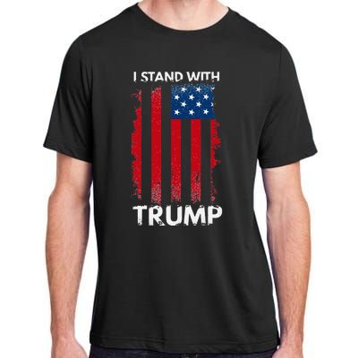 I Stand With Trump Pro Trump Adult ChromaSoft Performance T-Shirt