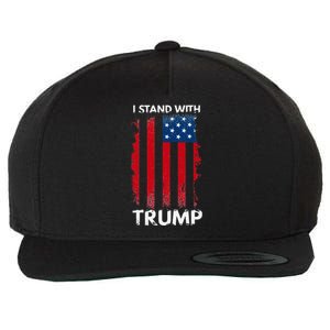 I Stand With Trump Pro Trump Wool Snapback Cap