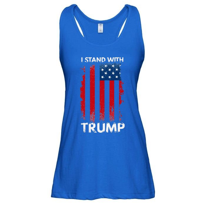 I Stand With Trump Pro Trump Ladies Essential Flowy Tank