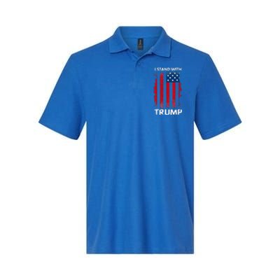 I Stand With Trump Pro Trump Softstyle Adult Sport Polo