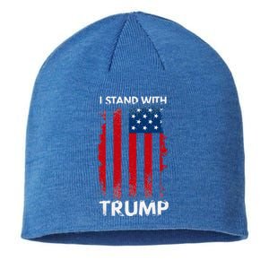 I Stand With Trump Pro Trump Sustainable Beanie