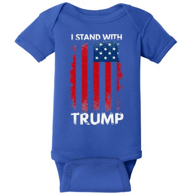 I Stand With Trump Pro Trump Baby Bodysuit