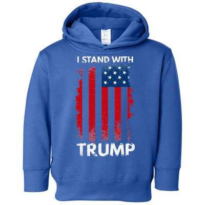 I Stand With Trump Pro Trump Toddler Hoodie