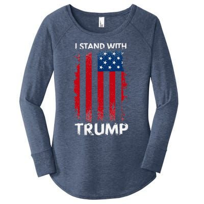 I Stand With Trump Pro Trump Women's Perfect Tri Tunic Long Sleeve Shirt