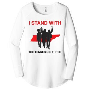 I STAND WITH THE TENNESSEE THREE Women's Perfect Tri Tunic Long Sleeve Shirt